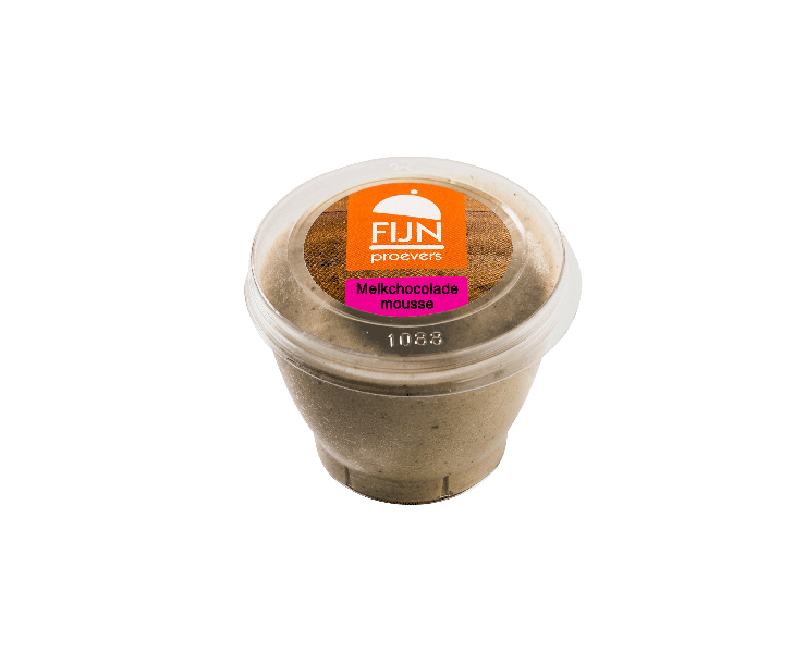 Melkchocolade dessert voor slikproblemen eiwitverrijkt van fijnproevers